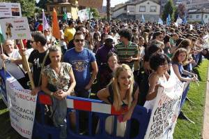 Manifestación Antitaurina en Gijón
