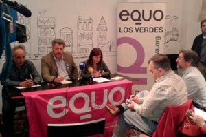 Rueda de Prensa de Juan Lopez de Uralde y Ascel en la Sede de EQUO Asturias