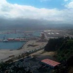 Una nube de polvo de carbón cubrió la zona oeste de Gijón