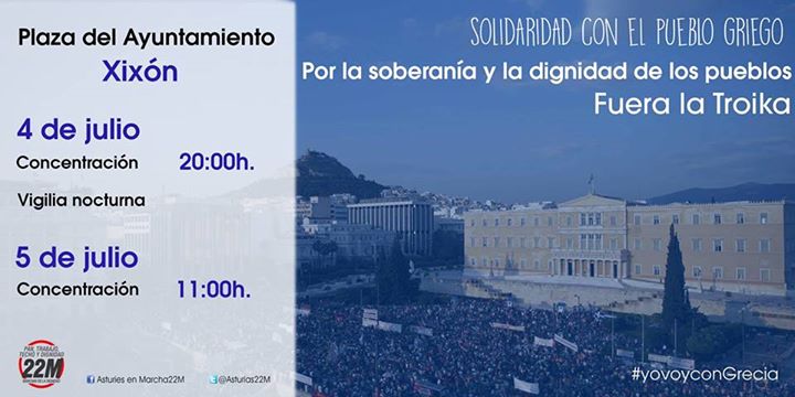 Vigilia en Solidaridad con el Pueblo Griego