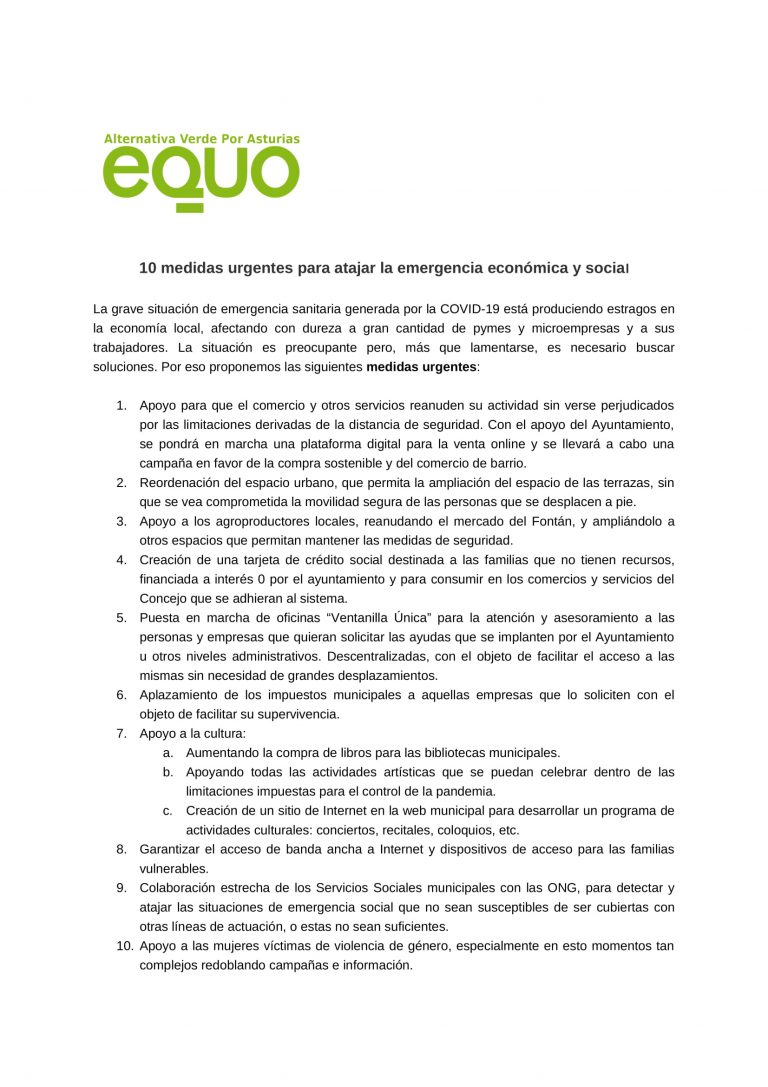 10 medidas urgentes para Oviedo Medidas urgentes de reactivación final-1